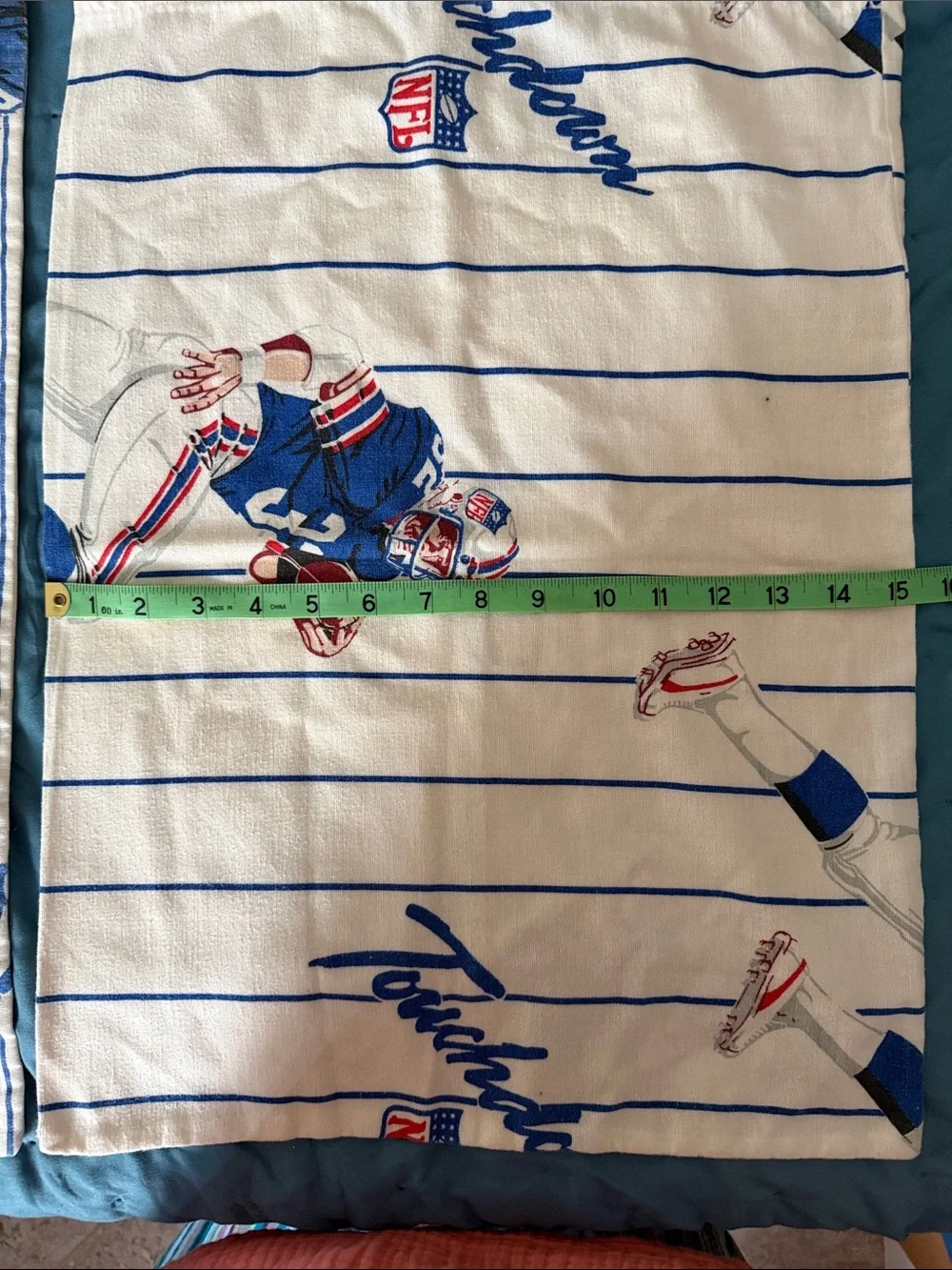 Vintage football pillow cases